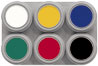 Grimas 6 Colour Water Palette Pure