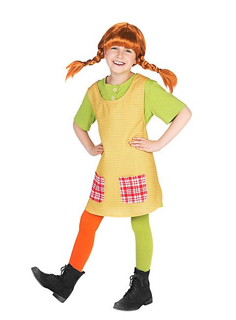 Pippi Longstocking Girls Costume