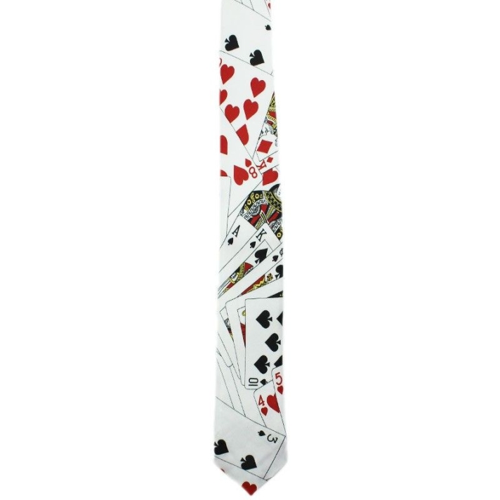 Playing Cards White Tie