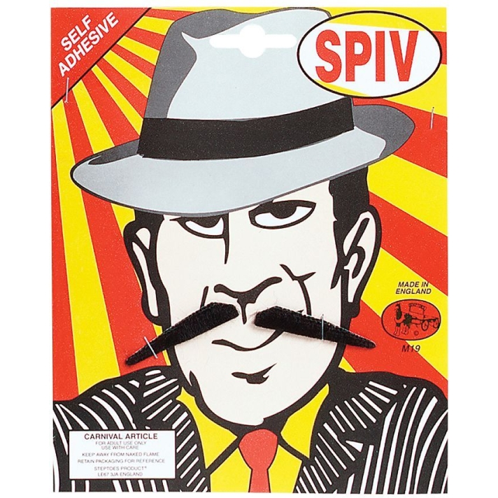 Spiv Moustache Black
