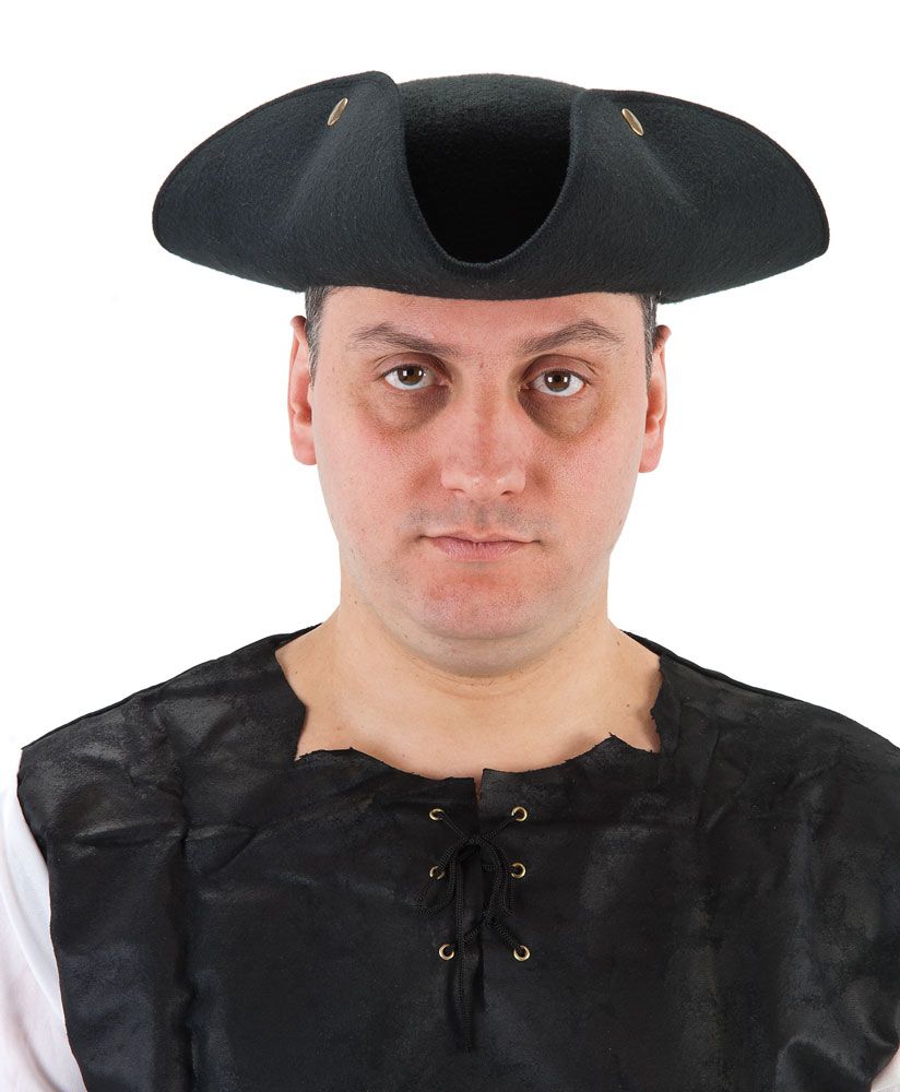 Tricorn Hat Black