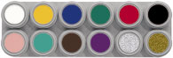 12 Colour Water Make Up Palette A