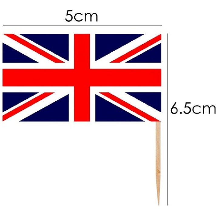 Union Jack Cupcake Cases And Toppers Set